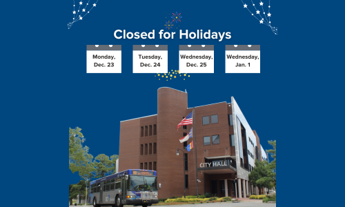 Durham Offices Closing for Christmas, New Year's Day