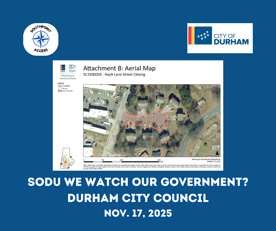 Preview: Durham City Council Meeting - Nov. 17 at 7 p.m.