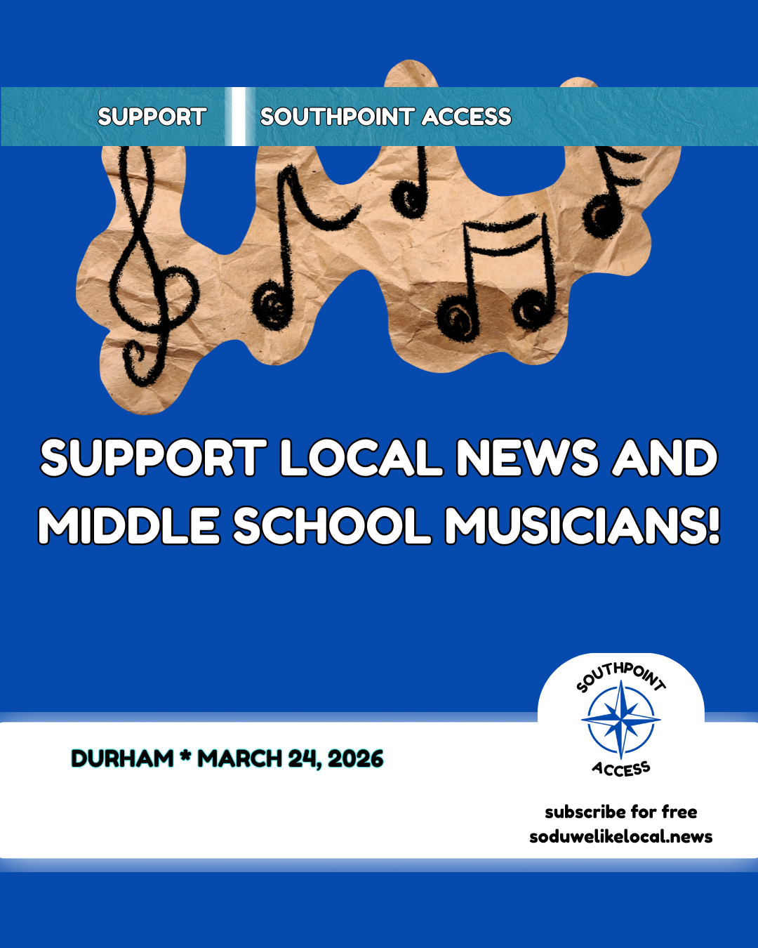 One Week Left to Support Local News and Music at Rogers-Herr Middle