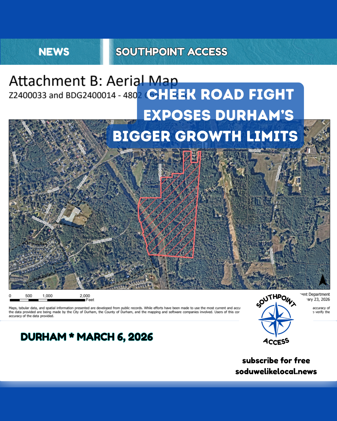 Durham County Board of Commissioners Work Session - March 2, 2026: Growth Debate, Cheek Road, and Economic Impact