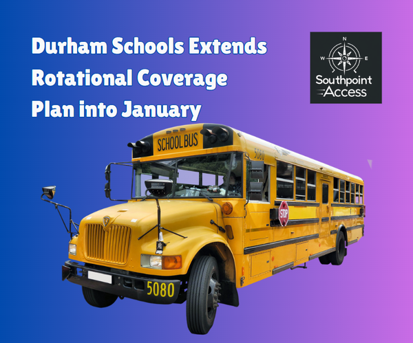 Durham Public Schools Extends Rotational Bus Plan into January