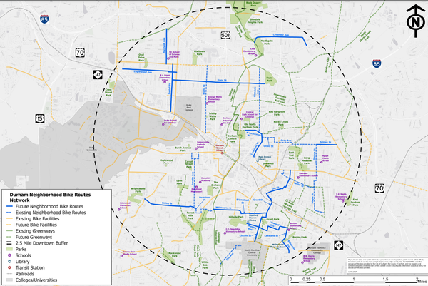 City Wants Input on Durham Neighborhood Bike Routes