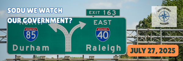 🗳️SoDu We Watch Our Government - Durham County Board of Commissioners [SoDu Crew Premium Feature]