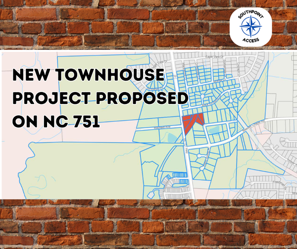 New Townhouse Project Proposed on NC Highway 751