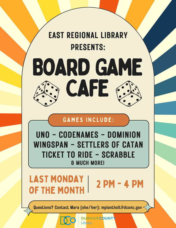 Your Week Ahead: Board Game Cafe, Blood Drive, Noon Year's Eve and More!