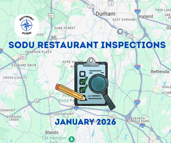 [Health Inspection Reports] South Durham Restaurants 27703 - January 2026