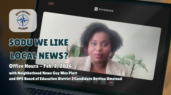 Office Hours Feb. 2, 2026: Bettina Umstead, DPS Board of Education District 2 Candidate