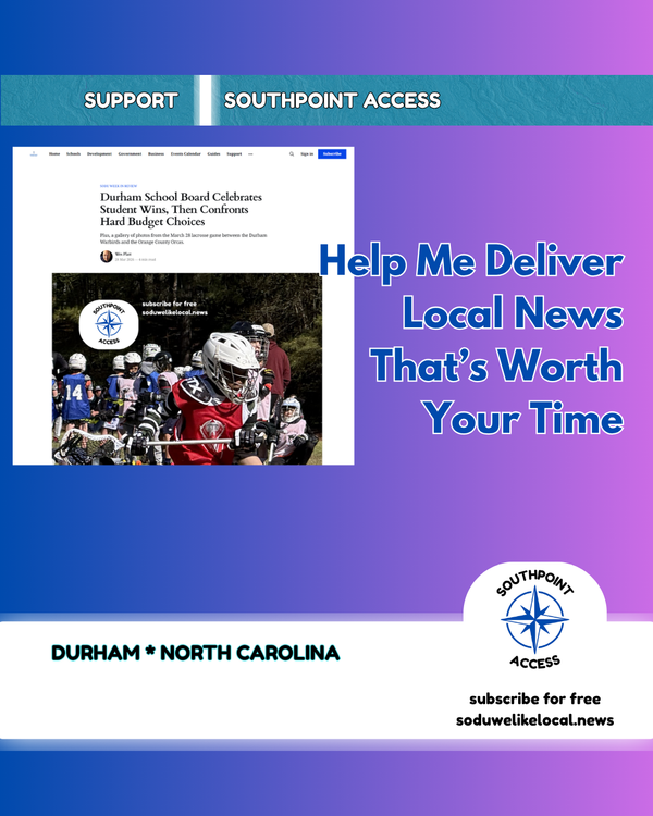 What Kind of South Durham (NC) News Keeps You Coming Back?
