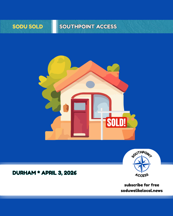 SoDu Sold: Home Sales Tracker - April 2026