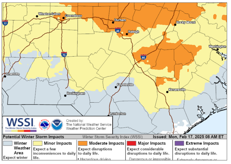 [SoDu Alert] Winter Weather Watch Shows Moderate Impacts Coming Wednesday